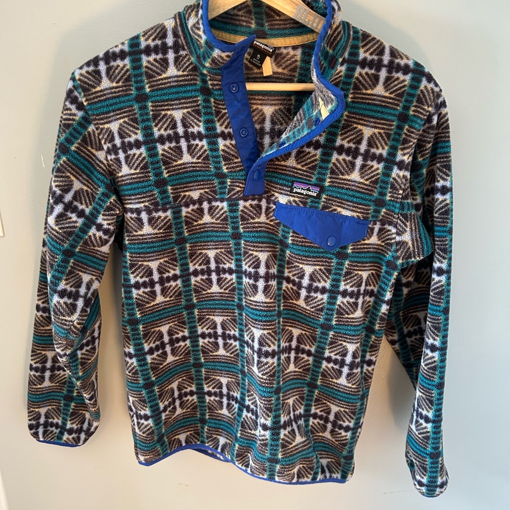 Patagonia Synchilla Patterned Fleece Pullover